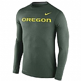 Oregon Ducks Nike Stadium Dri-FIT Touch Long Sleeve WEM Top - Green,baseball caps,new era cap wholesale,wholesale hats